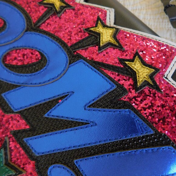 NWT Dolce & Gabbana July Fourth leather Boom Fireworks clutch chain shoulder bag - Picture 4 of 16